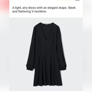 Uniqlo black dress